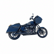 BASSANI XHAUST 2-into-1 Mid-Length Super Bike Exhaust System - 4" Muffler - M8 Touring 1F98B