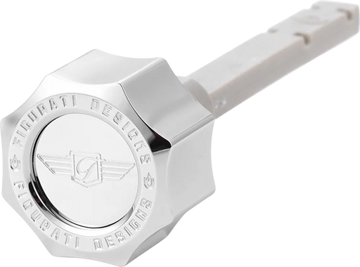 FIGURATI DESIGNS Transmission Oil Dipstick - Magnetic - Silver - Twin Cam FD01-MAGTD-SM-SS