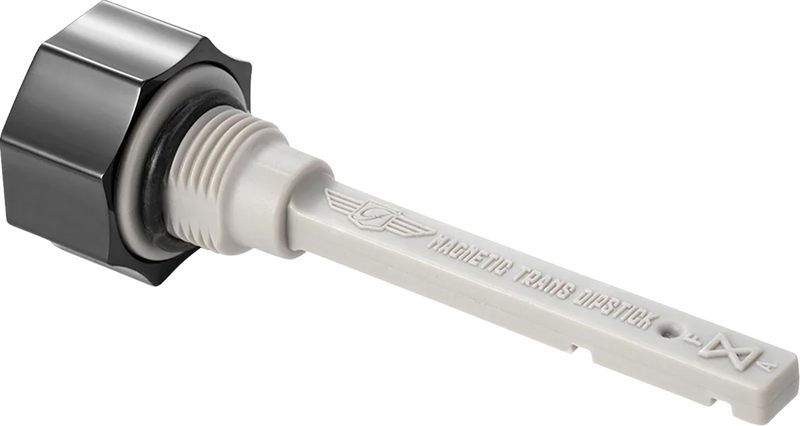 FIGURATI DESIGNS Transmission Oil Dipstick - Magnetic - Black - Twin Cam FD01-MAGTD-SM-BLK