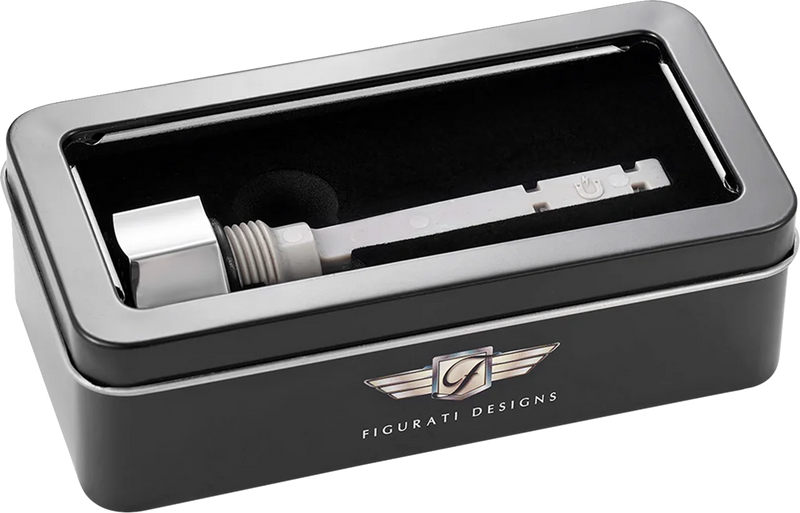FIGURATI DESIGNS Transmission Oil Dipstick - Magnetic - Silver - Twin Cam FD01-MAGTD-SM-SS