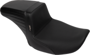 LE PERA Kickflip Seat - Basketweave - FLH/FLT '23-'25 LV-597BW