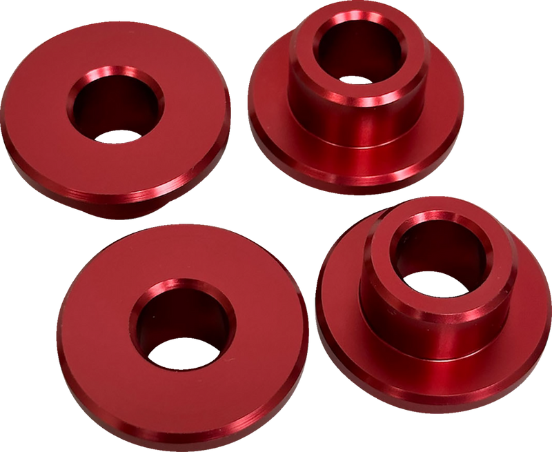 PRO-ONE PERF.MFG. Solid Riser Bushing Kit - Red 103060R