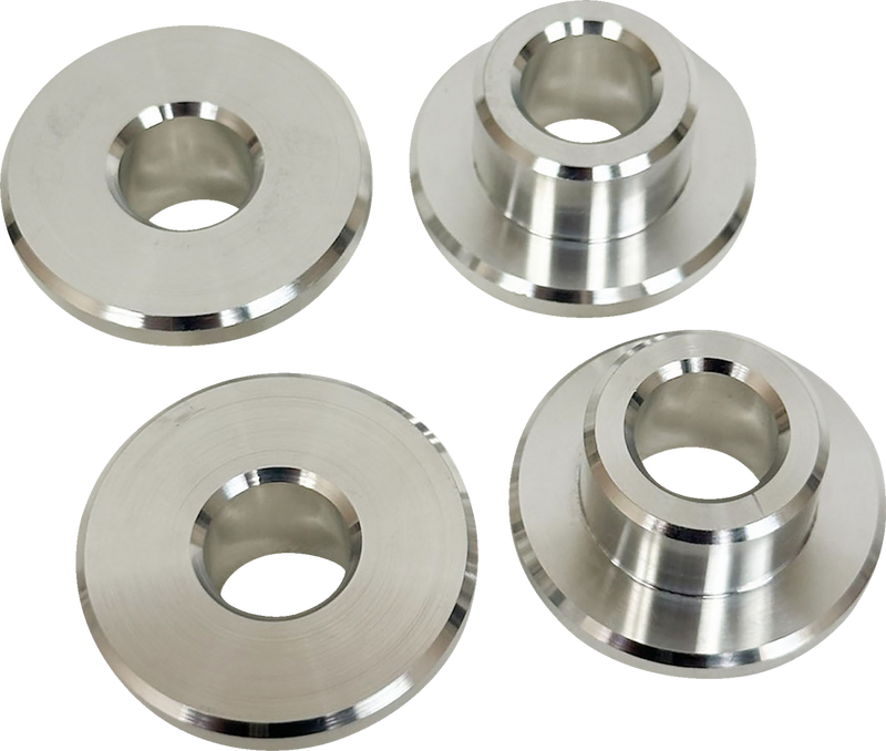 PRO-ONE PERF.MFG. Solid Riser Bushing Kit - Raw Aluminum 103060RAW