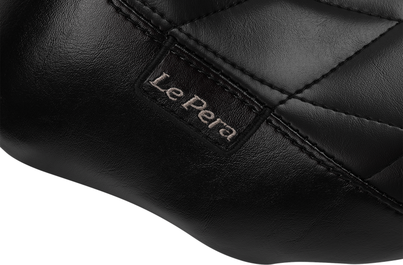 LE PERA Bare Bones Solo Seat - Diamond Stitch - FLH/FLT '23-'25 LV-005DM