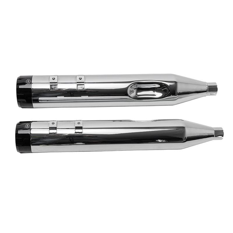 S&S CYCLE 4-1/2" MK45 Performance Mufflers - Chrome with Black Thruster - Touring '95-'16