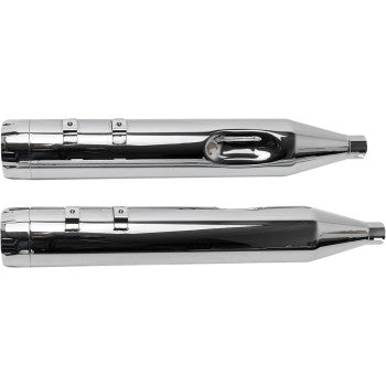 S&S CYCLE 4-1/2" MK45 Performance Mufflers - Chrome with Chrome Thruster - Touring '95-'16