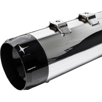S&S CYCLE 4-1/2" MK45 Performance Mufflers - Chrome with Black Thruster - Touring '17-'25