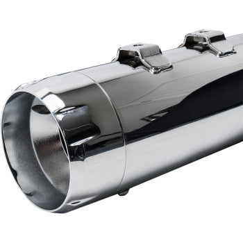 S&S CYCLE 4-1/2" MK45 Performance Mufflers - Chrome with Chrome Thruster - Touring '17-'25