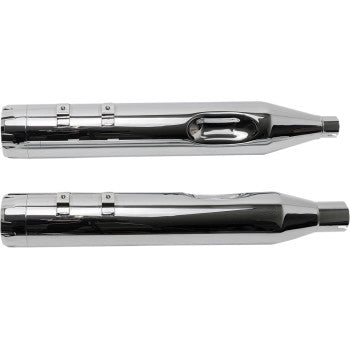S&S CYCLE 4-1/2" MK45 Performance Mufflers - Chrome with Chrome Thruster - Touring '17-'25