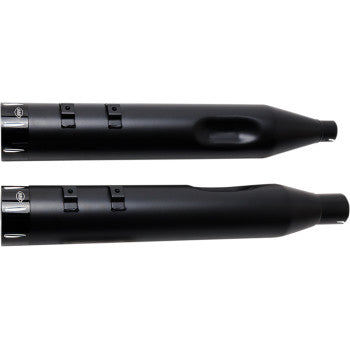 S&S CYCLE 4-1/2" MK45 Performance Mufflers - Black - Black Tracer - Touring '17-'25