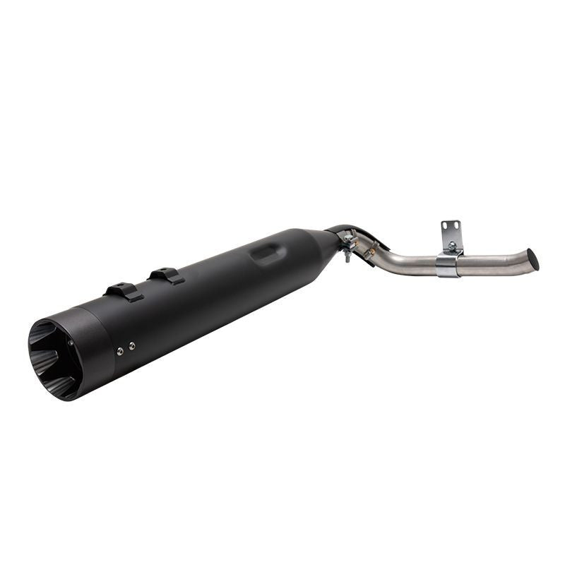S&S CYCLE Shadow Muffler Kit - Black with Black Tip - Sidewinder  - Touring '09-'22