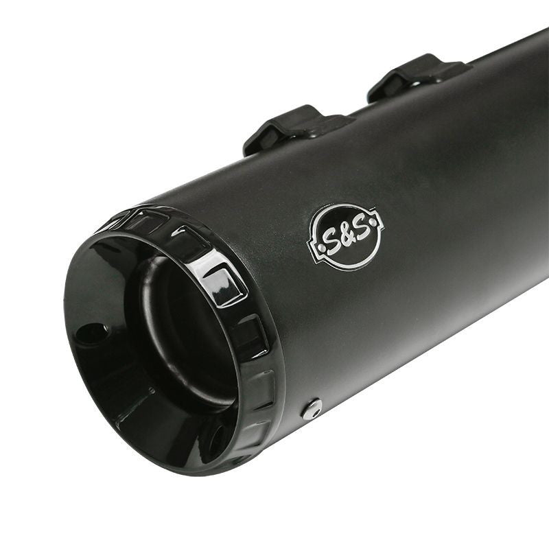 S&S CYCLE GNX Slip-On Mufflers - 4.5" - Black - Touring '17-'25