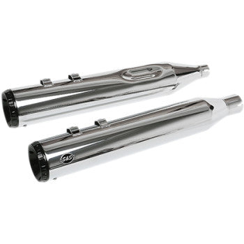 S&S CYCLE GNX Slip-On Mufflers - 4.5" - Chrome - Touring '17-'25