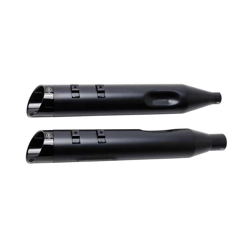 S&S CYCLE 4-1/2" MK45 Cutlass Performance Mufflers - Black with Black Tips - Touring '17-'25