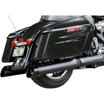 S&S CYCLE 4-1/2" MK45 Cutlass Performance Mufflers - Black with Black Tips - Touring '17-'25