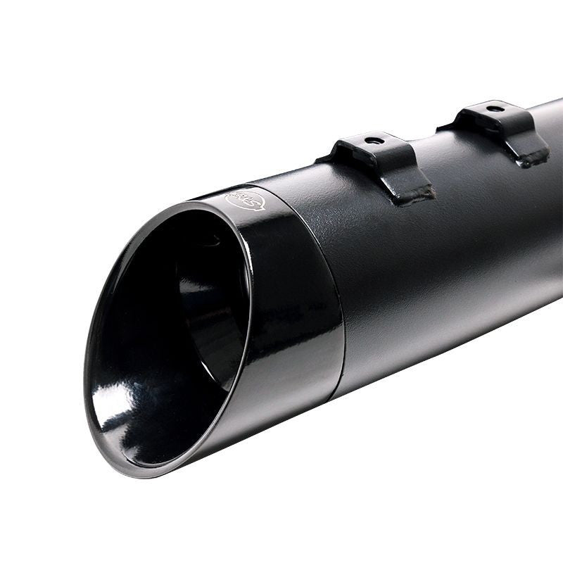 S&S CYCLE 4-1/2" MK45 Cutlass Performance Mufflers - Black with Black Tips - Touring '95-'16