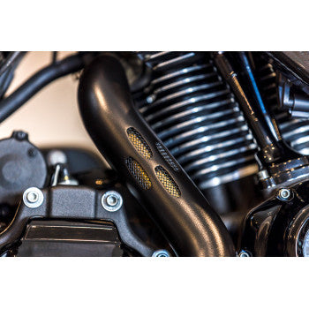 S&S CYCLE 2-into-1 Diamondback Exhaust System - Guardian Black - 50-State - Touring '17-'24