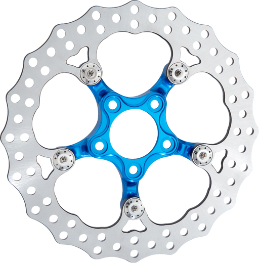 ARLEN NESS Spider Rotor - 12-19/32" - Blue - Front 300-109