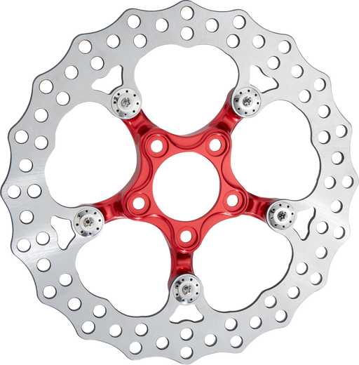 ARLEN NESS Spider Rotor - 12-19/32" - Red - Front 300-111