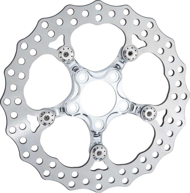ARLEN NESS Spider Rotor - 12-19/32" - Chrome - Front 300-112