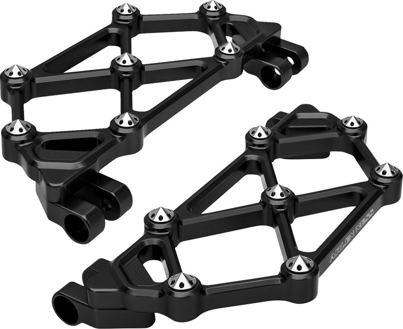 ARLEN NESS Mini Diamond Floorboards - Driver - FLT '99-'23 - Black