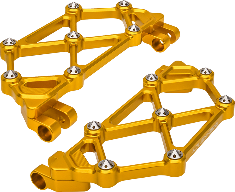 ARLEN NESS Mini Diamond Floorboards - Driver - FLT '99-'23 - Gold