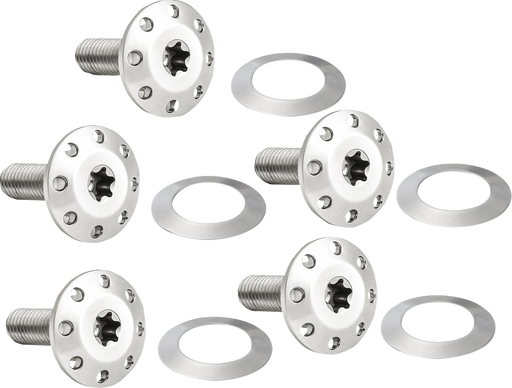 ARLEN NESS Bolt Kit - Holeshot/Front/Floating/Brake Rotor - Spoke Mount - Polished - 5 Pack 300-920