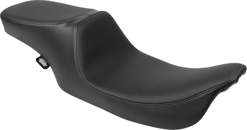 DRAG SPECIALTIES SEATS Predator 2-Up Seat - Solar Leather - Smooth - w/o Backrest - FL '97-'07 4695E