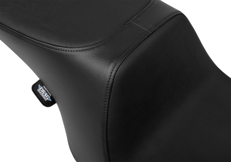 DRAG SPECIALTIES SEATS Predator 2-Up Seat - Vinyl - Smooth - w/o Backrest - FL '97-'07 4695A