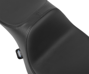 DRAG SPECIALTIES SEATS Extended Reach Predator III Seat - Vinyl/Solar Reflective Leather - FLH/FLT '23-'24 - Slipstop 4705E