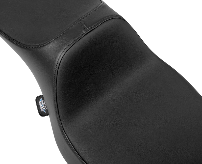 DRAG SPECIALTIES SEATS Extended Reach Predator III Seat - Smooth - Vinyl - FLH/FLT '23-'24 4705A