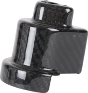 THRASHIN SUPPLY CO. Cover Steering Lock - Gloss Weave Carbon Fiber TSC-3033-0