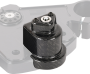THRASHIN SUPPLY CO. Cover Steering Lock - Gloss Weave Carbon Fiber TSC-3033-0