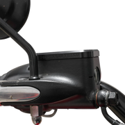 THRASHIN SUPPLY CO. Master Cylinder Cover - Brake - Front - Black/Twice-Cut TSC-3176-4