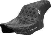 SADDLEMEN Pro Series SDC Performance Seat - Silver Stitching - w/o Backrest - FLT/FLH '23-'24 SC82307D5