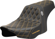 SADDLEMEN Pro Series SDC Performance Seat - Gold Stitching - w/o Backrest - FLT/FLH '23-'24 SC82307D7