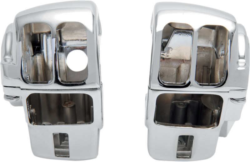 DRAG SPECIALTIES Replacement Handlebar Switch Housing Set with Radio Control - Chrome