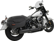 BASSANI XHAUST 4" Slip-On Muffler with 2-1/2" x 10" Baffle Core - Black - 49-State 1S38FB