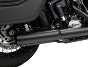 BASSANI XHAUST 4" Slip-On Muffler with 2-1/2" x 10" Baffle Core - Black - 49-State 1S38FB