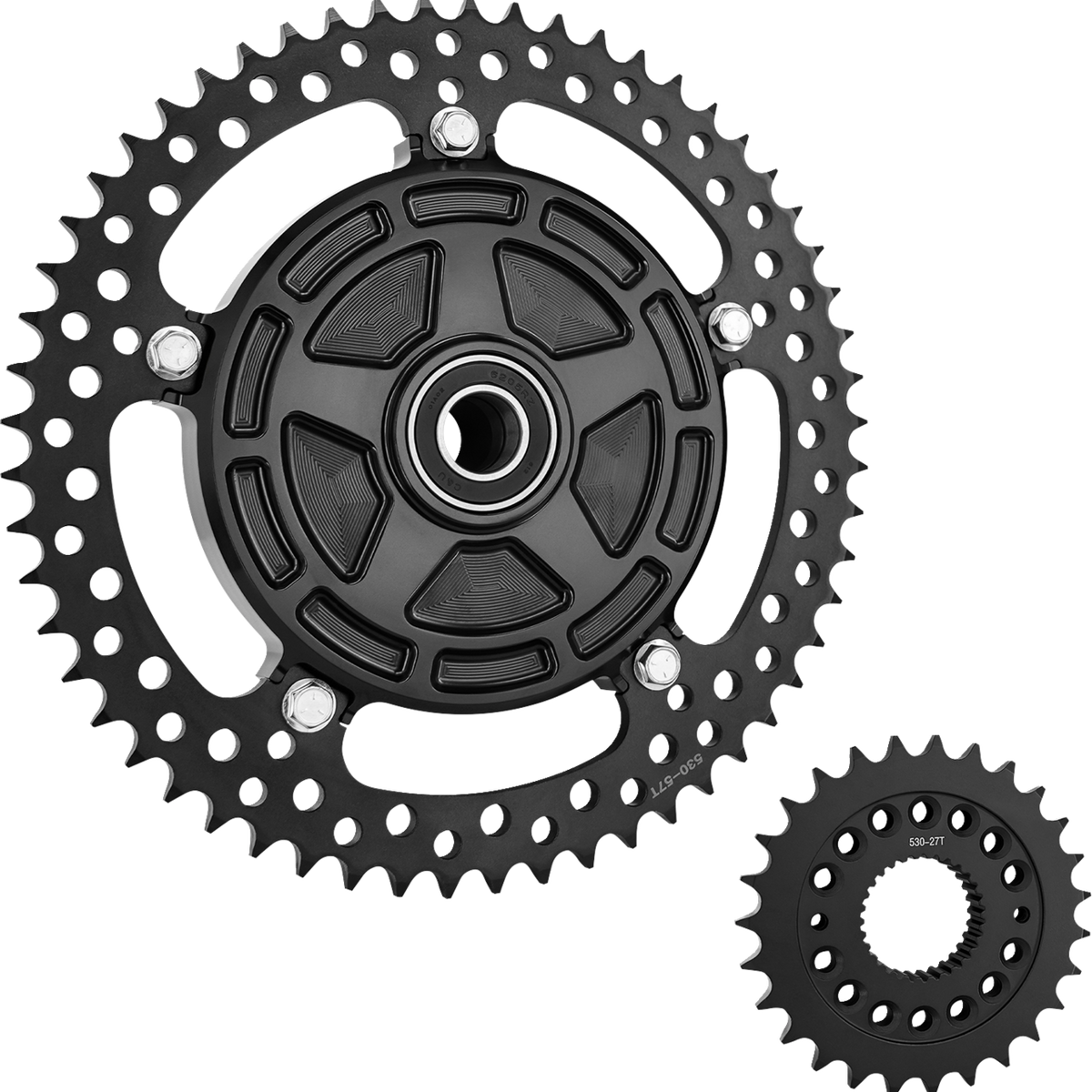 ARLEN NESS Chain Drive Conversion Kit - 27/57 Tooth - Black - FLT