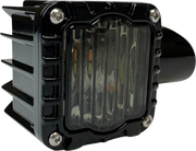 CUSTOM DYNAMICS Turn Signal - Shark Demon* - LED - Front - Smoke Lens SD-RG-FT-AW