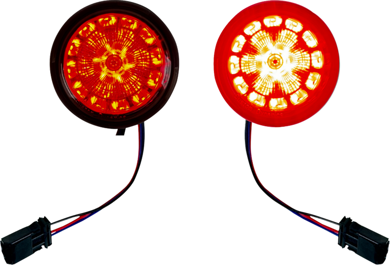 CUSTOM DYNAMICS ProBeam? Rear Turn Signal Inserts - LED - Smoke Lens PB-R-25JAE-S