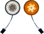 CUSTOM DYNAMICS ProBeam? Front Turn Signal Inserts - LED - Smoke Lens PB-AW-25JAE-S