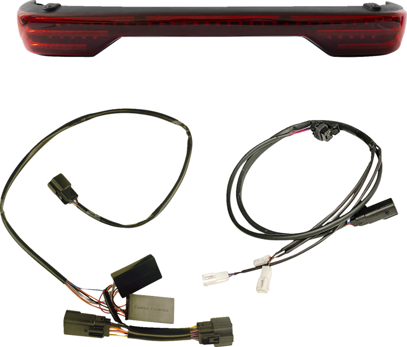 CUSTOM DYNAMICS Pro Beam? Light Kit - Tour Pak - Red Lens CD-TP-KIT-25-R