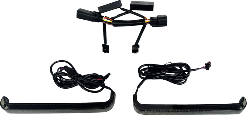 CUSTOM DYNAMICS Run/Turn/Brake Light - LED - Low-Profile - SaddleBag CD-LPDC-23-S