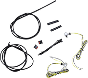 CUSTOM DYNAMICS Micro Turn Signals - Dual - Amber/White - Chrome CD-MICRO-AW2-C