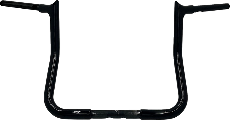 FAT BAGGERS INC. 1-1/4" EZ Install Pointed Top Handlebar - Reduced Reach - 13" - Black 945013-B