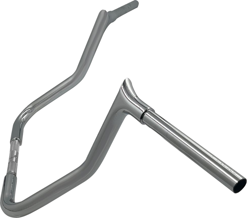 FAT BAGGERS INC. 1-1/4" EZ Install Pointed Top Handlebar - Reduced Reach - 13" - Chrome 905013