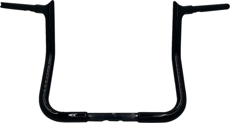 FAT BAGGERS INC. 1-1/4" EZ Install Pointed Top Handlebar - Reduced Reach - 13" - Black 905013-B