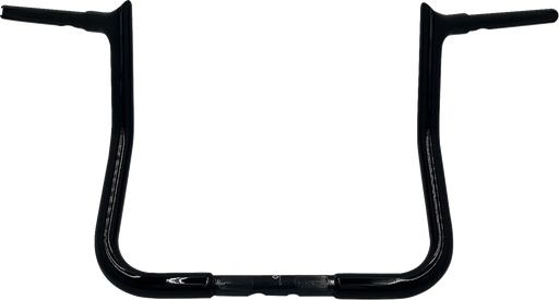 FAT BAGGERS INC. 1-1/4" EZ Install Pointed Top Handlebar - Reduced Reach - 13" - Black 905013-B